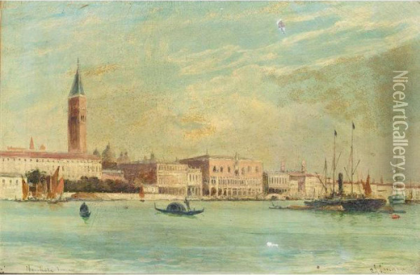 The Doge's Palace Oil Painting - Charles James Lauder