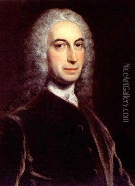 Portrait Of Dr. Young Oil Painting - Thomas Gainsborough