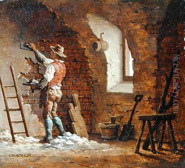 Plasterer c.1807 Oil Painting - John Cranch