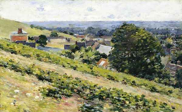 From The Hill Giverny Oil Painting - Theodore Robinson