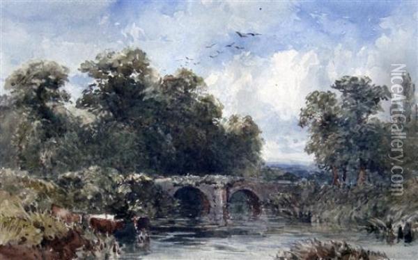 In Surrey Oil Painting - William James Bennett