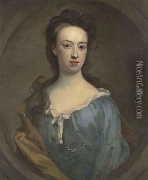 Portrait Of Mary Cholmley (1667-1748), Wife Of Nathaniel Chomley Oil Painting - Sir Godfrey Kneller