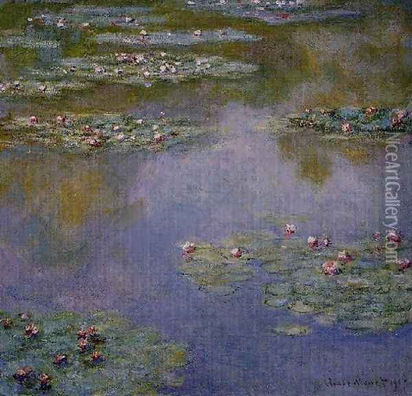 Water Lilies16 Oil Painting - Claude Oscar Monet