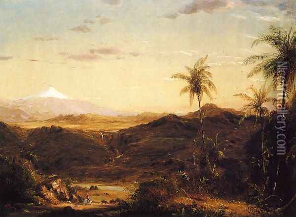 Cotopaxi, 1855 Oil Painting - Frederic Edwin Church