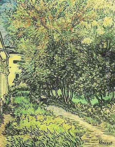 Garden Of Saint Paul Hospital The II Oil Painting - Vincent Van Gogh