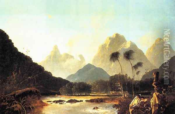 Tahiti Revisited Oil Painting - William Hodges