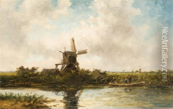 Taj Szelmalmokkal Oil Painting - Hendrik Dirk Kruseman van Elten