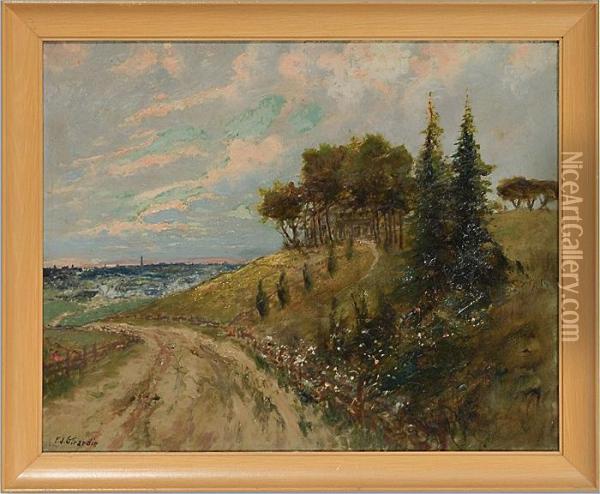 Landscape Oil Painting - Frank J. Girardin