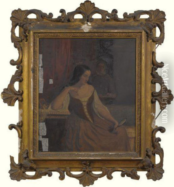 The Treasure Of The Casket Oil Painting - Ebenezer Newman Downard
