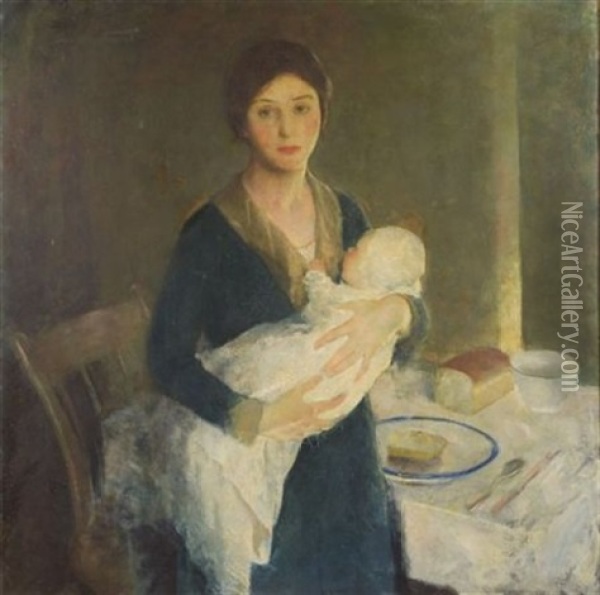 The Mother Oil Painting - Charles Webster Hawthorne