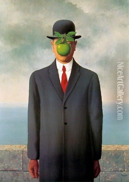 The Son of Man Oil Painting - Rene Magritte