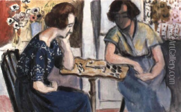 La Partie De Dominos Oil Painting - Henri Matisse
