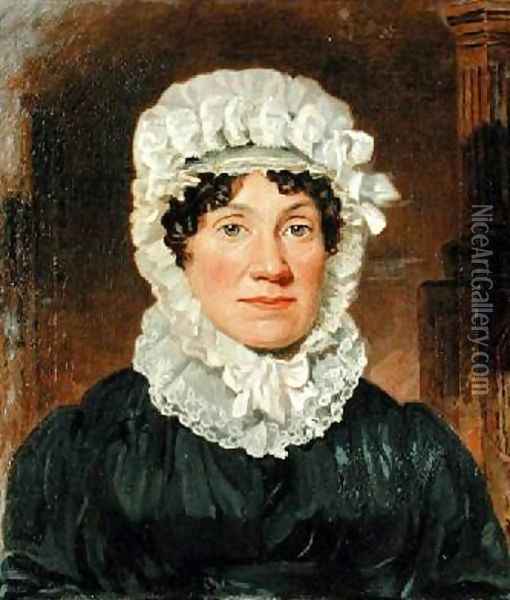 Portrait of Mrs Ben Marshall Oil Painting - Lambert Marshall