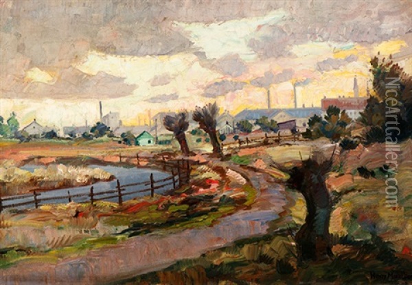 Cherbourg Oil Painting - Henry Moret
