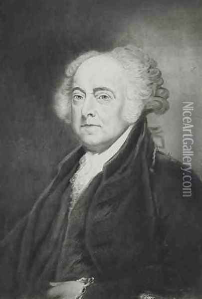 John Adams 2nd President of the United States of America Oil Painting - George Peter Alexander Healy