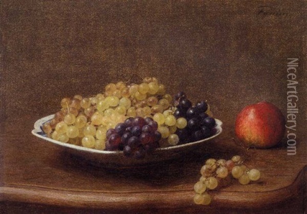 Fruits Oil Painting - Henri Fantin-Latour