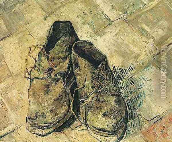 Pair Of Shoes A Oil Painting - Vincent Van Gogh