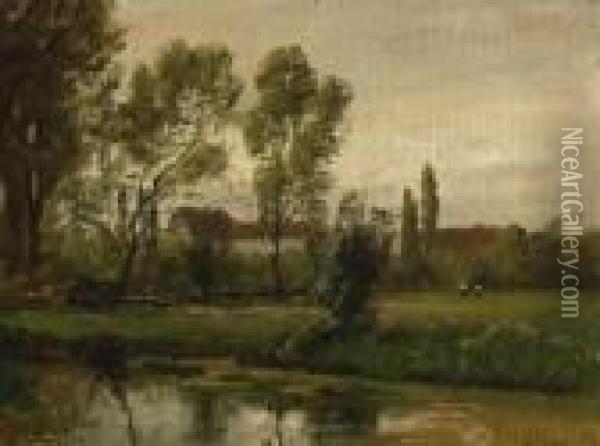 Landschaft Oil Painting - Ludwig Willroider