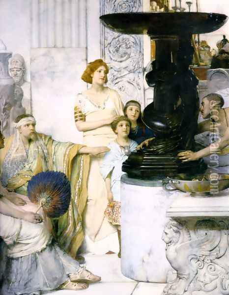 The Sculpture Gallery Detail Oil Painting - Sir Lawrence Alma-Tadema