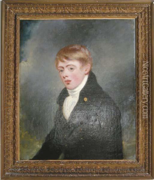 Portrait Of Master William Sanders Of The Hon Oil Painting - John Hoppner
