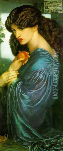 Proserpine Oil Painting - Dante Gabriel Rossetti