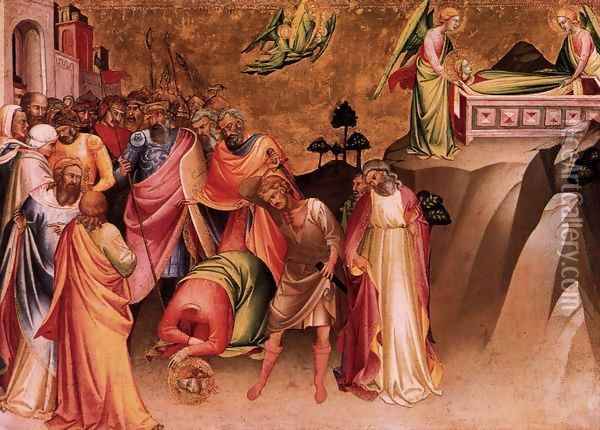The Beheading of St Catherine of Alexandria Oil Painting - Lorenzo Monaco