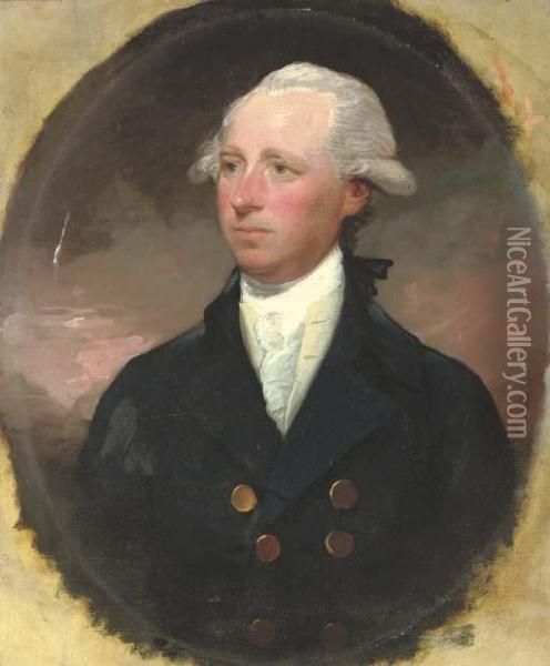 Portrait Of Sir Thomas George Skipwith Oil Painting - Gilbert Stuart