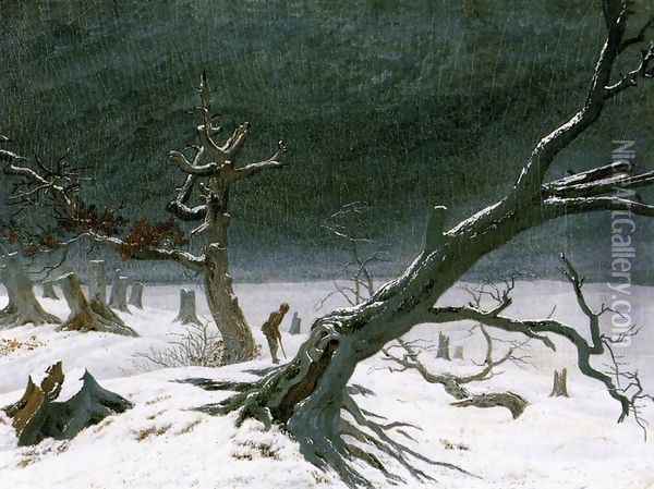 Winter Landscape (3) 1811 Oil Painting - Caspar David Friedrich
