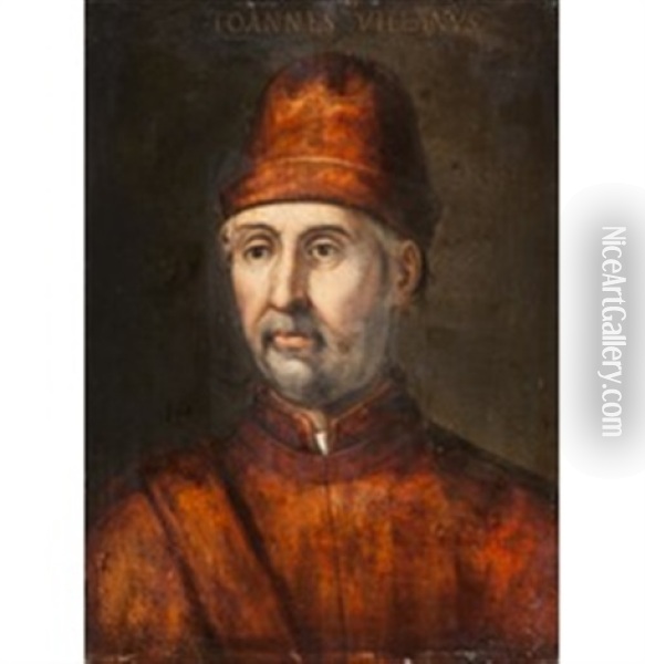 Ritratto Di Giovanni Villani Oil Painting - Pier Francesco Di Jacopo Foschi