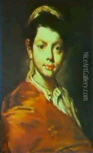 Portrait Of A Boy Oil Painting - Vittore Giuseppe Ghislandi (Fra' Galgario)
