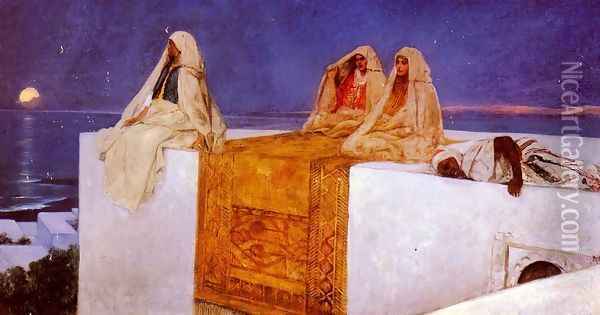 Arabian Nights Oil Painting - Benjamin Jean Joseph Constant
