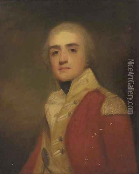 Portrait of Major General Sir Manley Power, bust-length, in dress uniform Oil Painting - Sir Henry Raeburn