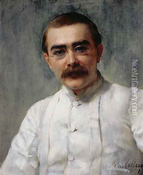 Rudyard Kipling (1865-1936), 1891 Oil Painting - John Maler Collier