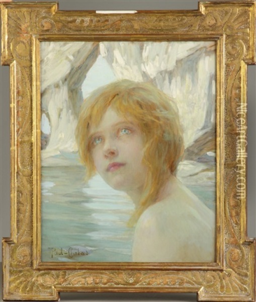 Portrait Of A Young Girl Oil Painting - Paul Emile Chabas