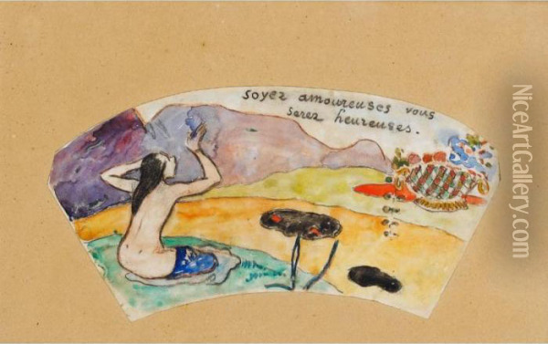 Soyez Amoureuses Vous Serez Heureuses Oil Painting - Paul Gauguin