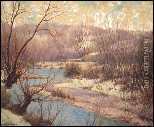 Torches Of Spring Oil Painting - Francis Hans Johnston