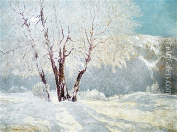 Halcyon Morn Oil Painting - Francis Hans Johnston