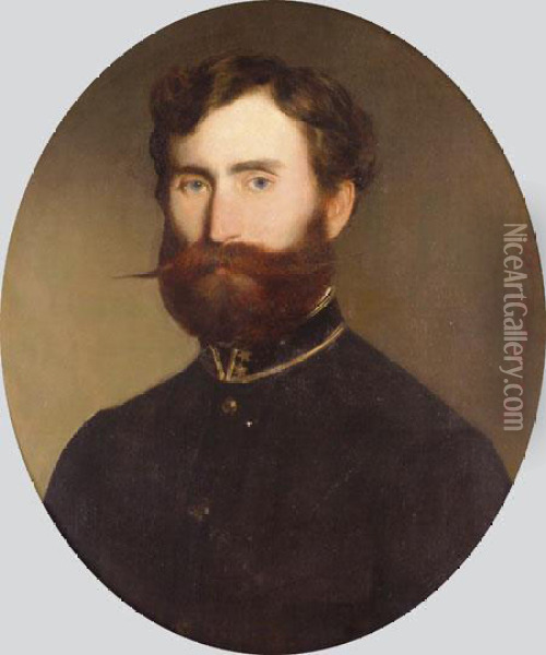 Nemesur Portreja Oil Painting - Baron Heinrich von Angeli