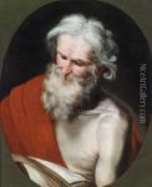 San Girolamo Oil Painting - Bernardo Strozzi