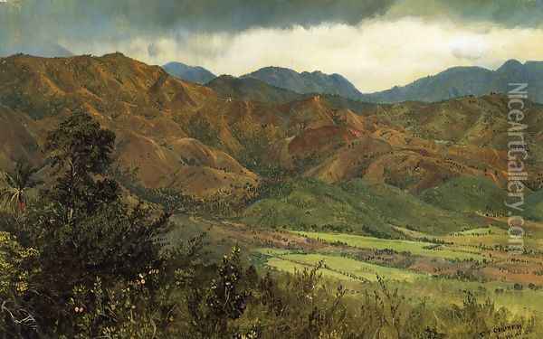 Red Hills near Kingston, Jamaica Oil Painting - Frederic Edwin Church