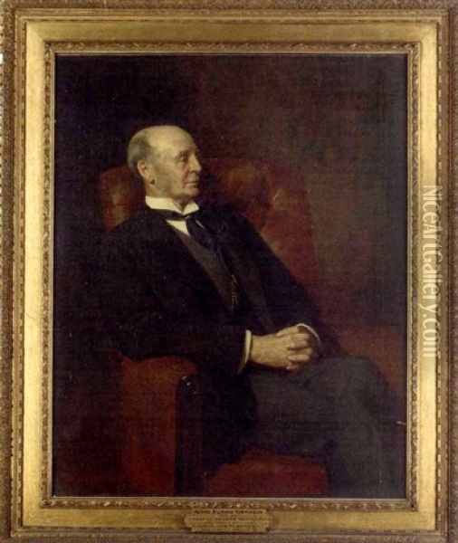 Portrait Of Henry Richard Tomkinson Oil Painting - John Collier
