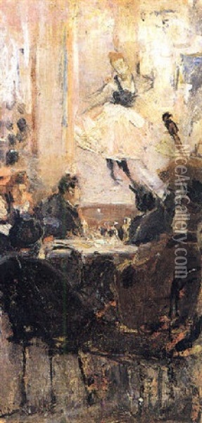 Le Cafe Concert Oil Painting - Giovanni Boldini