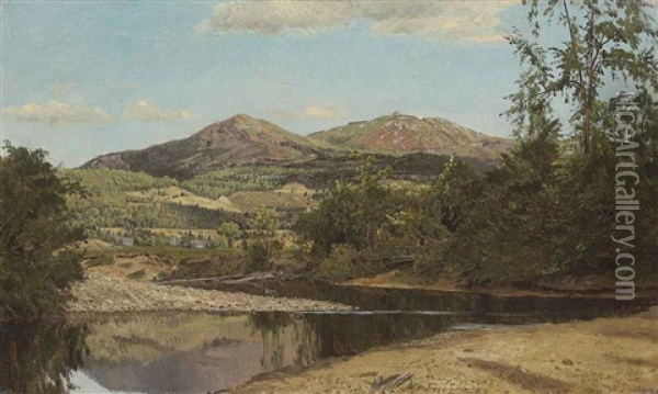Nature: Keene Flats (study) Oil Painting - Horace Wolcott Robbins