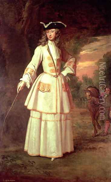 Henrietta Cavendish Lady Huntingdon Oil Painting - Sir Godfrey Kneller