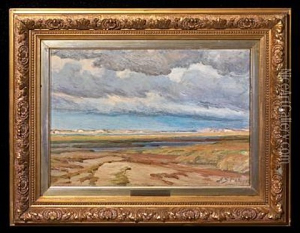 Landscape At Skagen Oil Painting - Adrian Scott Stokes