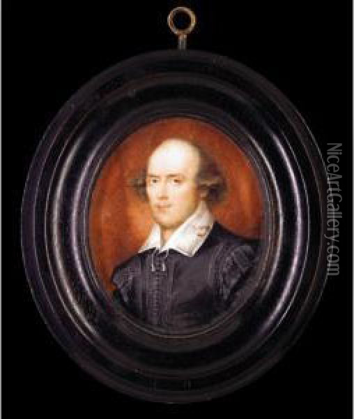 Portrait Of William Shakespeare Oil Painting - Ozias Humphrey