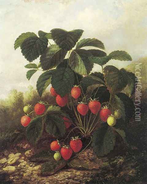 Wild Strawberries Oil Painting - Paul Lacroix