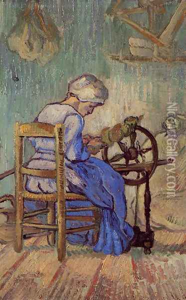 The Spinner Oil Painting - Vincent Van Gogh