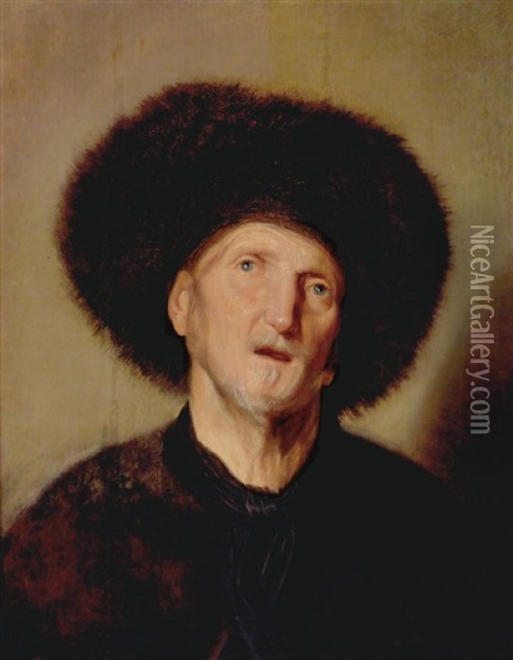 Bildnis Eines Alteren Mannes Oil Painting - Jacques des Rousseaux
