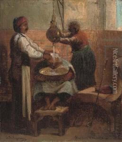 Barbier Armenica Oil Painting - Jan Baptist Huysmans